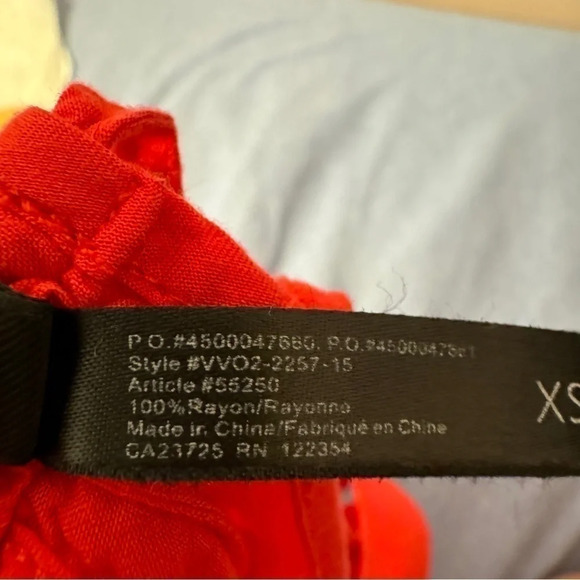 Aritzia Talula Red Strappy Top Womens Size XS - Picture 8 of 8